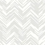 Antonina Vella Polished Chevron - White & Silver Wallpaper | Buy Online Antonina Vella Polished Chevron wallpaper, color White & Silver, SKU MD7223