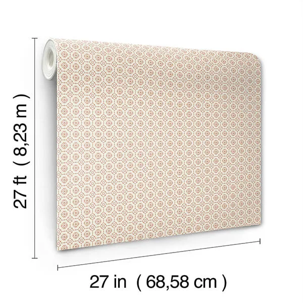 Antonina Vella Priti wallpaper, color Rose, SKU VP1335