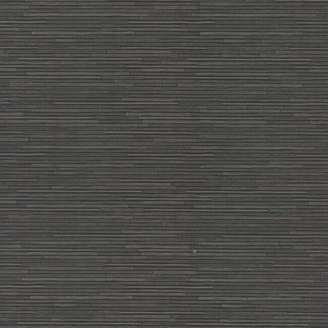 Antonina Vella Ribbon Bamboo wallpaper, color Black & Silver Metallic, SKU DD3835