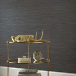 Antonina Vella Ribbon Bamboo - Black & Silver Metallic Wallpaper | Buy Online Antonina Vella Ribbon Bamboo wallpaper, color Black & Silver Metallic, SKU DD3835