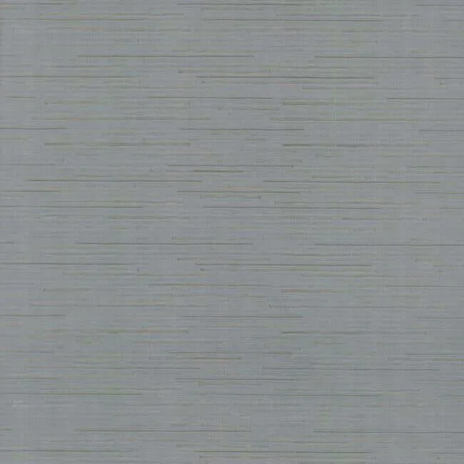 Antonina Vella Ribbon Bamboo wallpaper, color Blue & Silver Metallic, SKU DD3834
