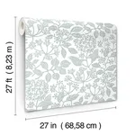 Antonina Vella Rowen - Pale Blue Wallpaper | Buy Online Antonina Vella Rowen wallpaper, color Pale Blue, SKU VP1346