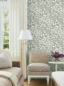 Antonina Vella Rowen wallpaper, color Olive, SKU VP1343