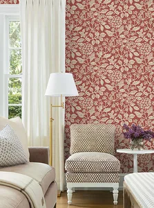 Antonina Vella Rowen wallpaper, color Ginger, SKU VP1342