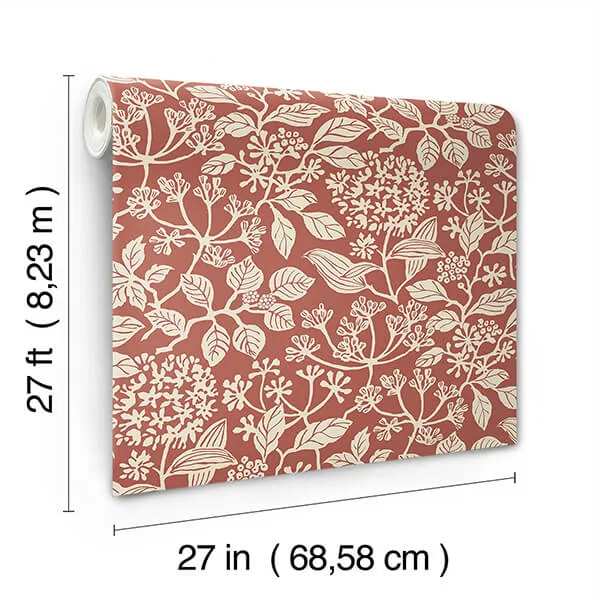 Antonina Vella Rowen - Ginger Wallpaper | Buy Online Antonina Vella Rowen wallpaper, color Ginger, SKU VP1342