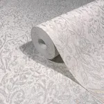 Antonina Vella Sculpted Floral wallpaper, color Aqua, SKU MA35529