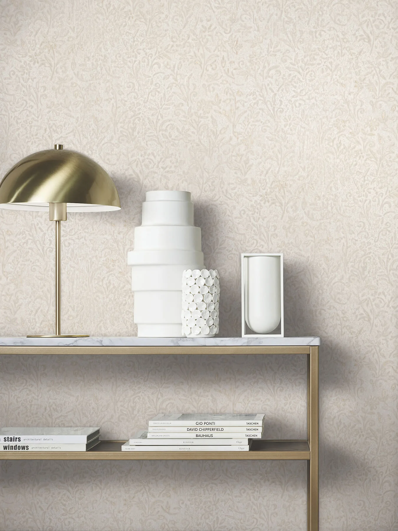 Antonina Vella Sculpted Floral - Beige Wallpaper | Buy Online Antonina Vella Sculpted Floral wallpaper, color Beige, SKU MA35531