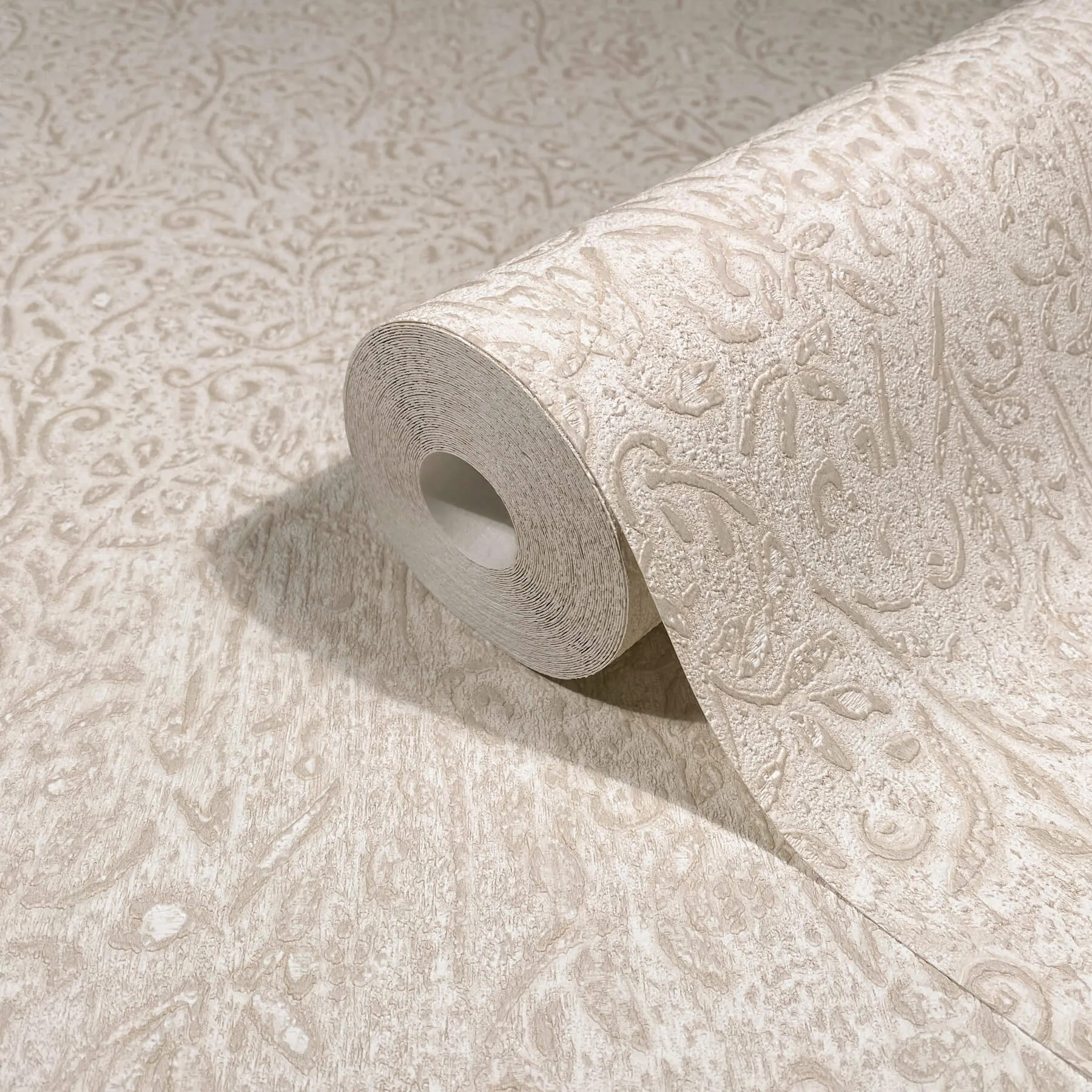 Antonina Vella Sculpted Floral - Beige Wallpaper | Buy Online Antonina Vella Sculpted Floral wallpaper, color Beige, SKU MA35531