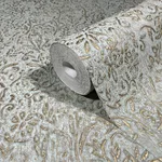 Antonina Vella Sculpted Floral - Gold Wallpaper | Buy Online Antonina Vella Sculpted Floral wallpaper, color Gold, SKU MA35532