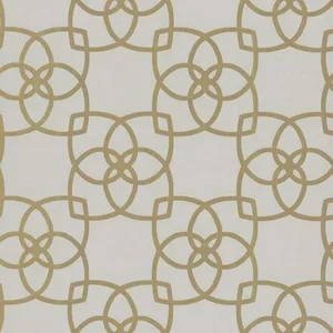 Antonina Vella Serendipity wallpaper, color Cream & Gold Metallic, SKU Y6200202