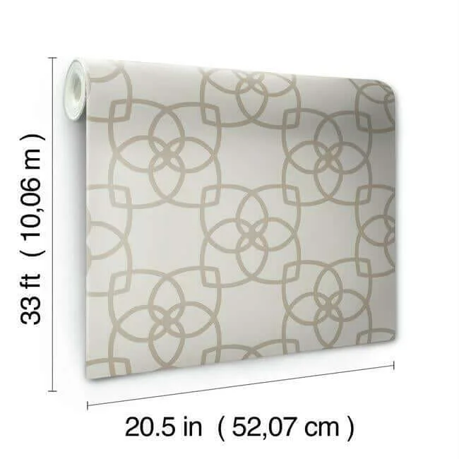 Antonina Vella Serendipity - Light Grey & Light Brown Wallpaper | Buy Online Antonina Vella Serendipity wallpaper, color Light Grey & Light Brown, SKU Y6200203