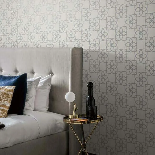 Antonina Vella Serendipity - Pale Grey Metallic Wallpaper | Buy Online Antonina Vella Serendipity wallpaper, color Pale Grey Metallic, SKU Y6200205