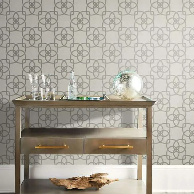 Antonina Vella Serendipity - Pale Grey Metallic Wallpaper | Buy Online Antonina Vella Serendipity wallpaper, color Pale Grey Metallic, SKU Y6200205