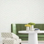 Antonina Vella Serene Villa - Moss Wallpaper | Buy Online Antonina Vella Serene Villa wallpaper, color Moss, SKU LL3237