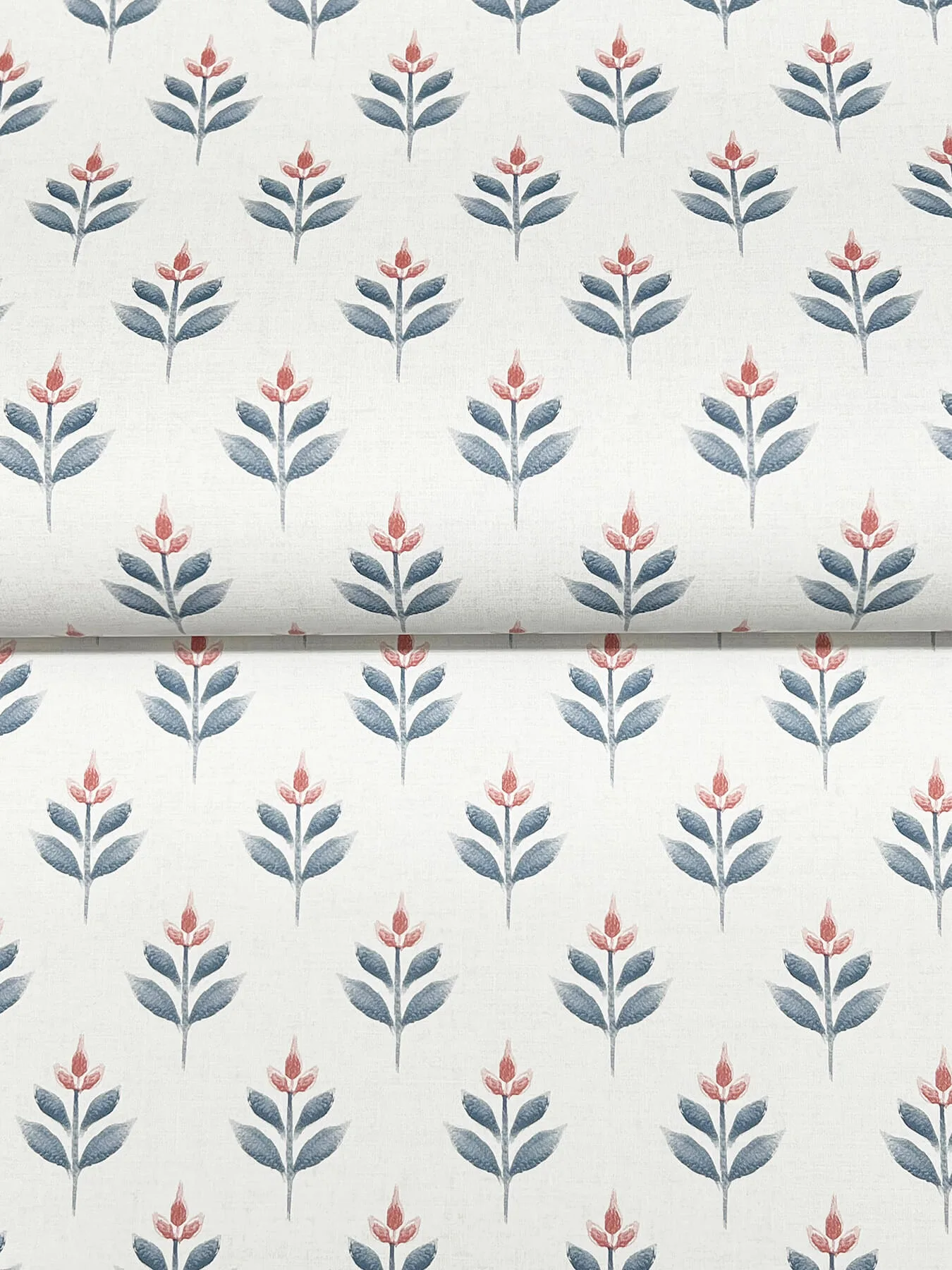 Antonina Vella Serene Villa - Red Wallpaper | Buy Online Antonina Vella Serene Villa wallpaper, color Red, SKU LL3235
