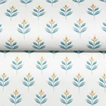 Antonina Vella Serene Villa - Teal Wallpaper | Buy Online Antonina Vella Serene Villa wallpaper, color Teal, SKU LL3233