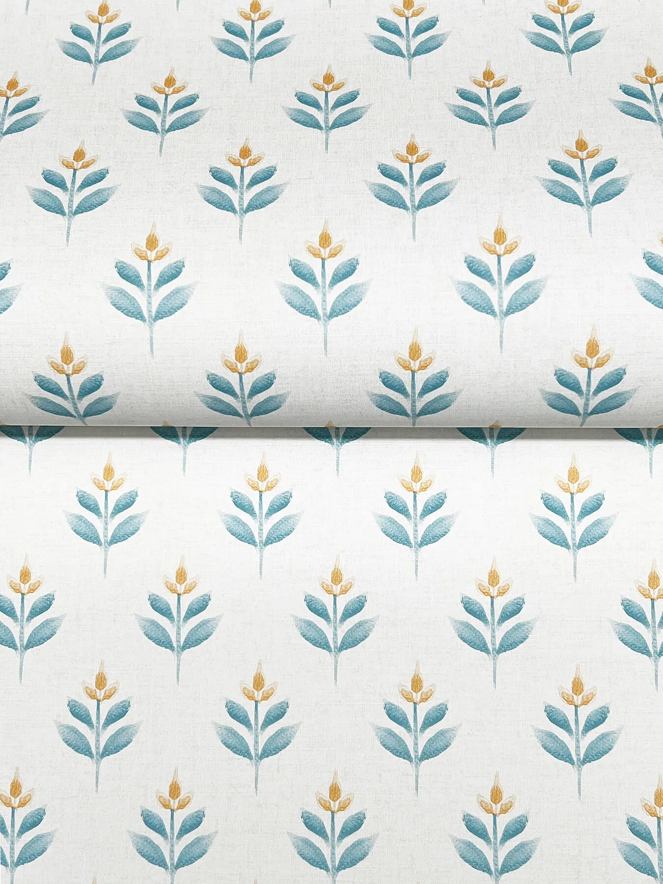 Antonina Vella Serene Villa - Teal Wallpaper | Buy Online Antonina Vella Serene Villa wallpaper, color Teal, SKU LL3233