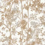 Antonina Vella Shimmering Foliage - White & Gold Wallpaper | Buy Online Antonina Vella Shimmering Foliage wallpaper, color White & Gold, SKU NW3583