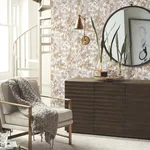 Antonina Vella Shimmering Foliage - White & Gold Wallpaper | Buy Online Antonina Vella Shimmering Foliage wallpaper, color White & Gold, SKU NW3583