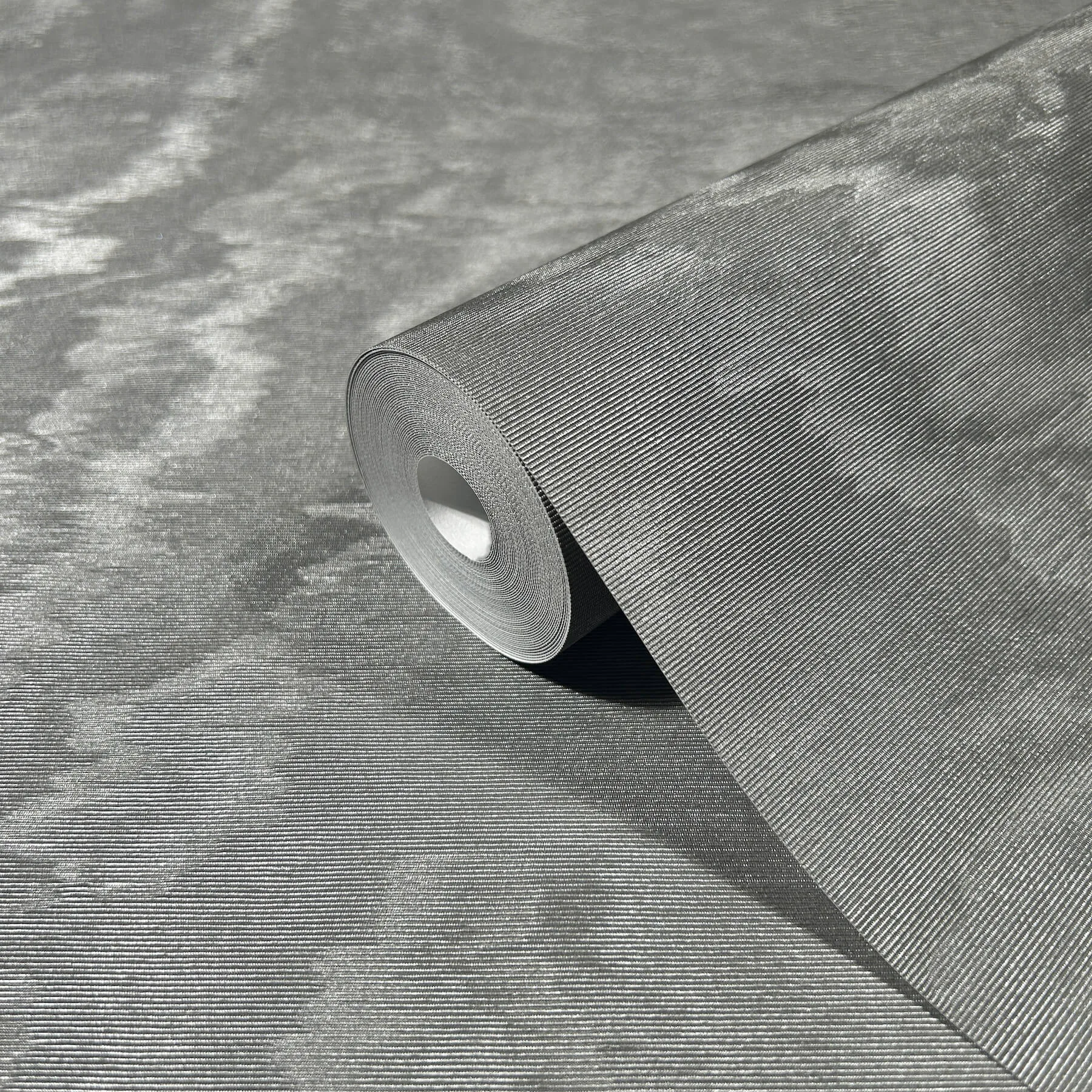 Antonina Vella Shimmering Moire - Pewter Wallpaper | Buy Online Antonina Vella Shimmering Moire wallpaper, color Pewter, SKU MA34924