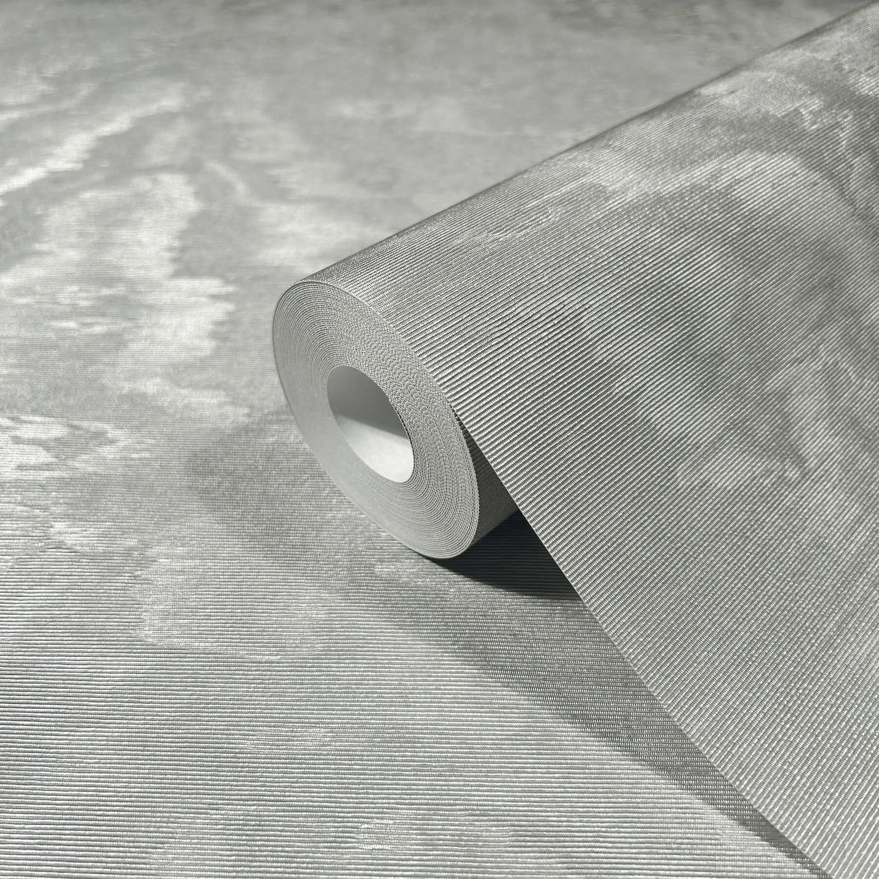 Antonina Vella Shimmering Moire wallpaper, color Silver, SKU MA34923