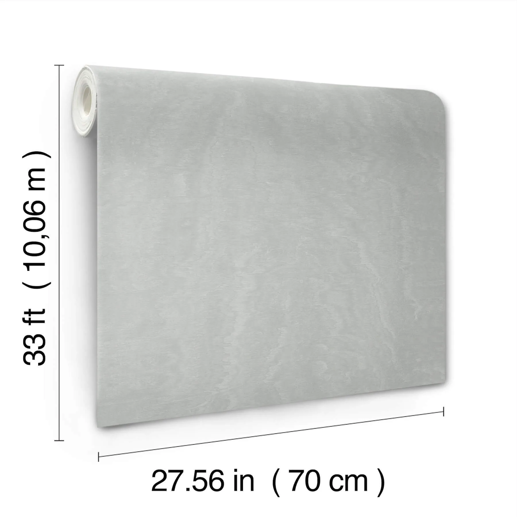 Antonina Vella Shimmering Moire wallpaper, color Silver, SKU MA34923