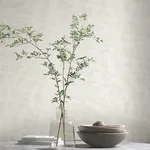 Antonina Vella Shimmering Moire wallpaper, color White, SKU MA34921