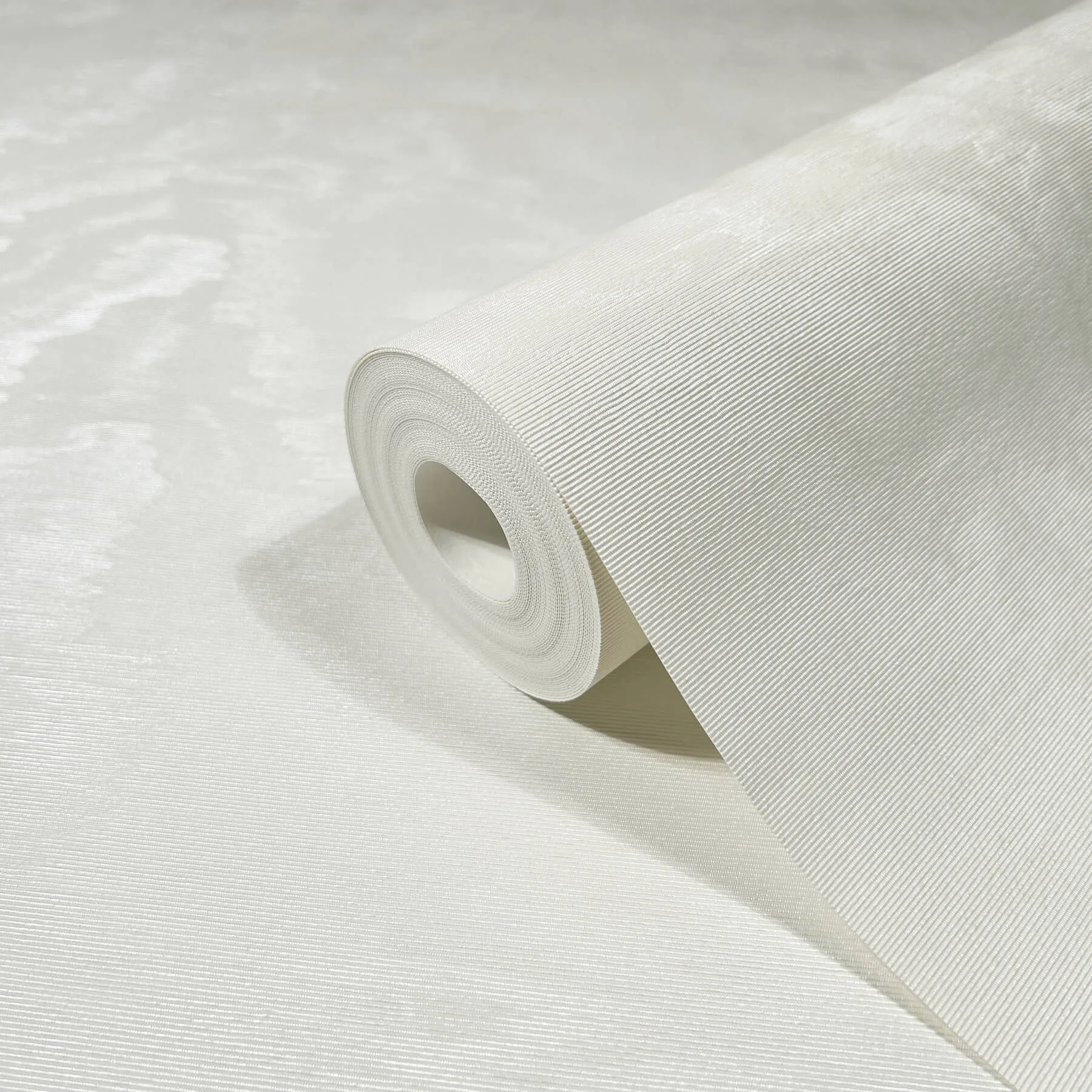 Antonina Vella Shimmering Moire wallpaper, color White, SKU MA34921