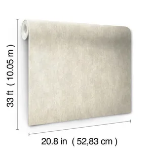 Antonina Vella Shimmering Patina wallpaper, color Silver, SKU WP-1159