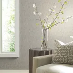 Antonina Vella Shimmering Patina - Silver Wallpaper | Buy Online Antonina Vella Shimmering Patina wallpaper, color Silver, SKU WP-1159