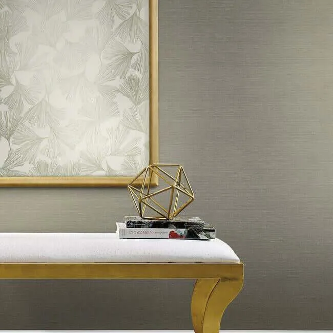 Antonina Vella Shining Sisal Grasscloth wallpaper, color White, SKU DD3732