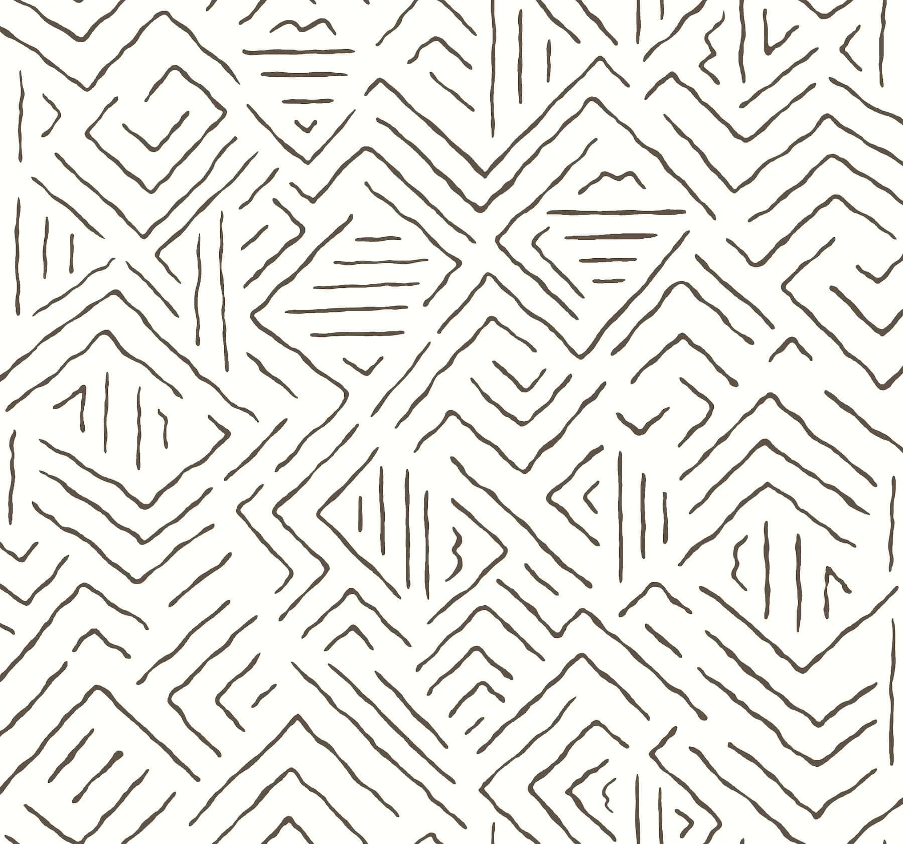 Antonina Vella Sirih wallpaper, color Black, SKU AB3081