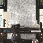 Antonina Vella Sirih wallpaper, color Black, SKU AB3081