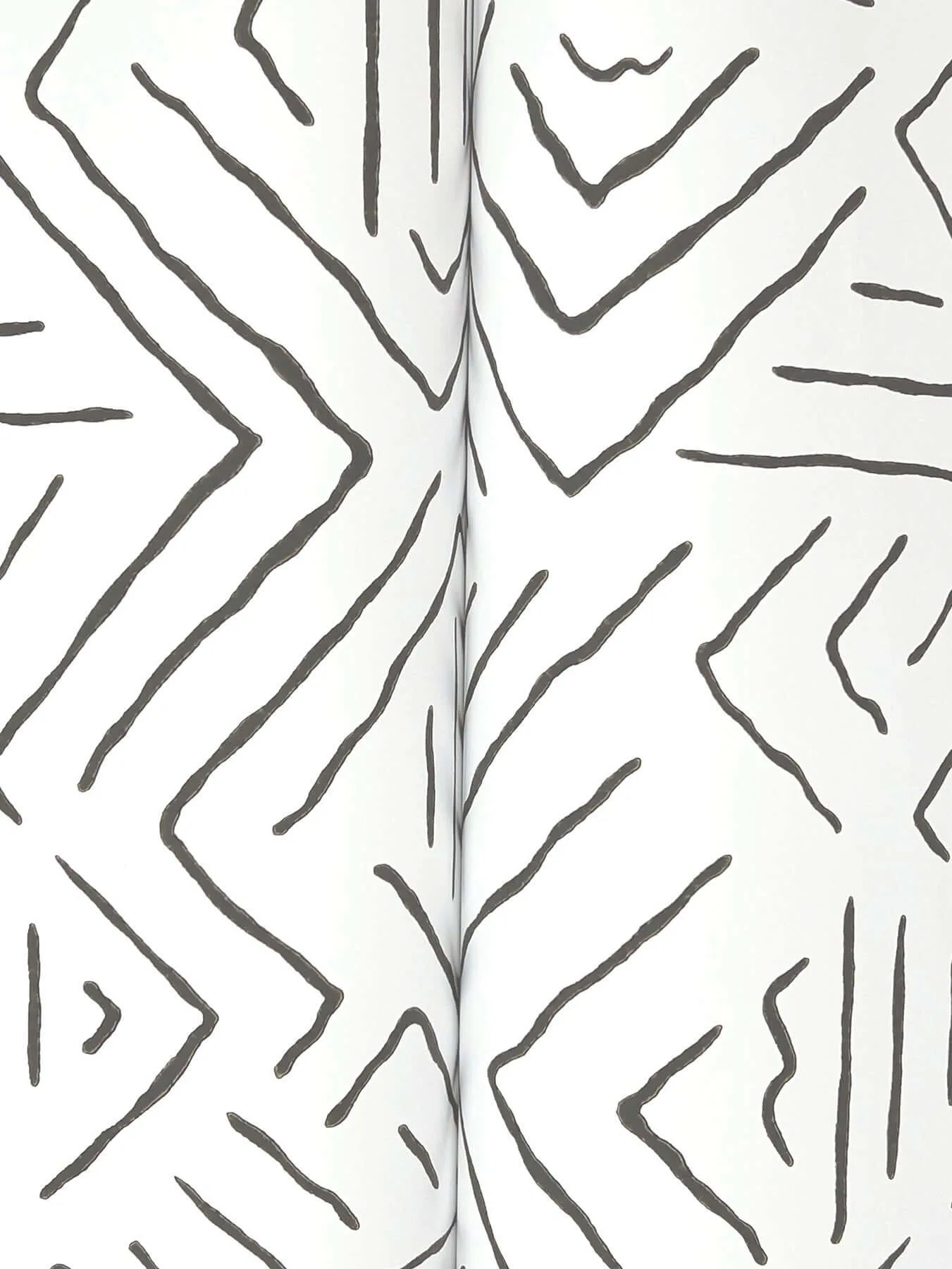 Antonina Vella Sirih wallpaper, color Black, SKU AB3081