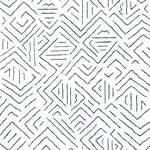 Antonina Vella Sirih - Navy Wallpaper | Buy Online Antonina Vella Sirih wallpaper, color Navy, SKU AB3083