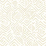 Antonina Vella Sirih - Ochre Wallpaper | Buy Online Antonina Vella Sirih wallpaper, color Ochre, SKU AB3084