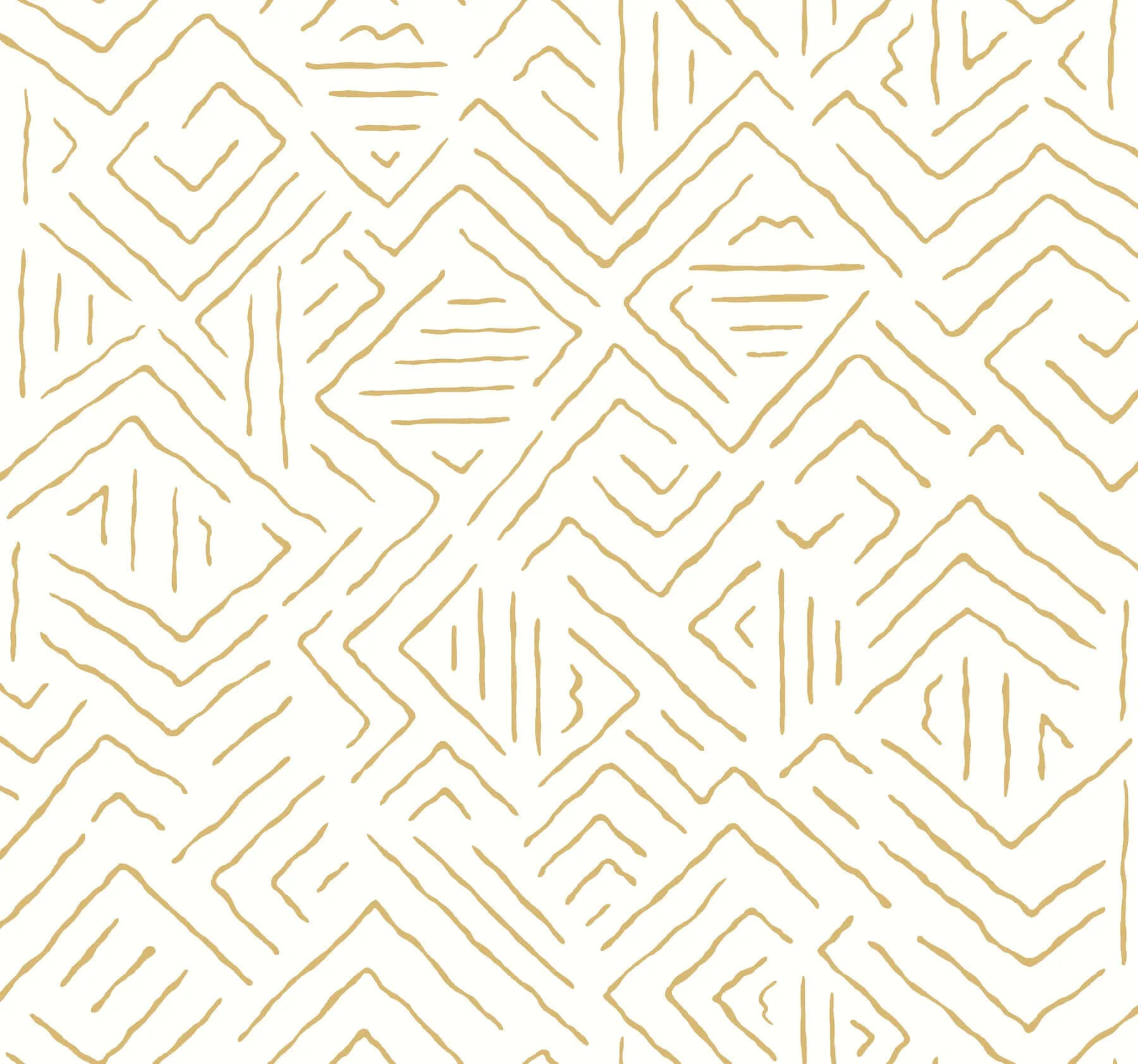 Antonina Vella Sirih wallpaper, color Ochre, SKU AB3084