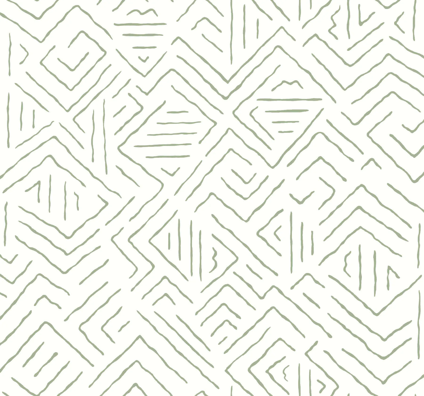 Antonina Vella Sirih wallpaper, color Sage, SKU AB3082