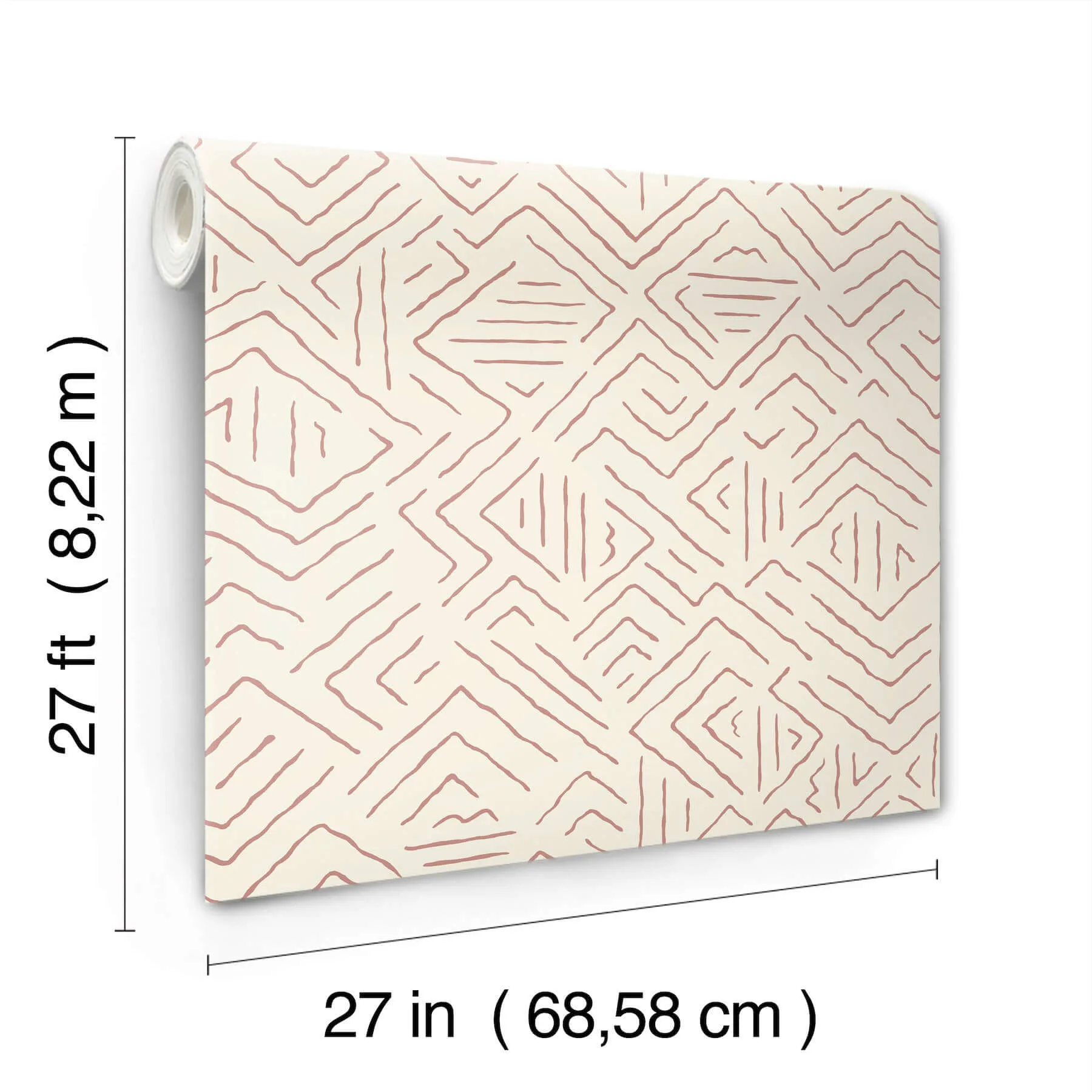 Antonina Vella Sirih - Sedona Wallpaper | Buy Online Antonina Vella Sirih wallpaper, color Sedona, SKU AB3086