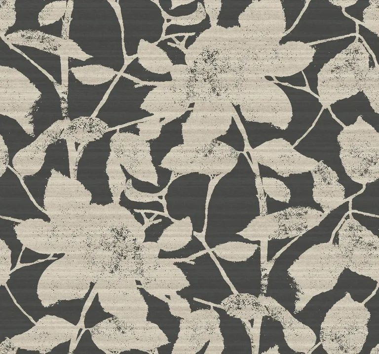 Antonina Vella Solange wallpaper, color Black, SKU LL3213
