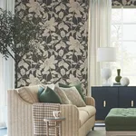Antonina Vella Solange - Black Wallpaper | Buy Online Antonina Vella Solange wallpaper, color Black, SKU LL3213