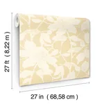 Antonina Vella Solange - Butter Wallpaper | Buy Online Antonina Vella Solange wallpaper, color Butter, SKU LL3215