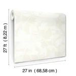 Antonina Vella Solange - Dove Wallpaper | Buy Online Antonina Vella Solange wallpaper, color Dove, SKU LL3212