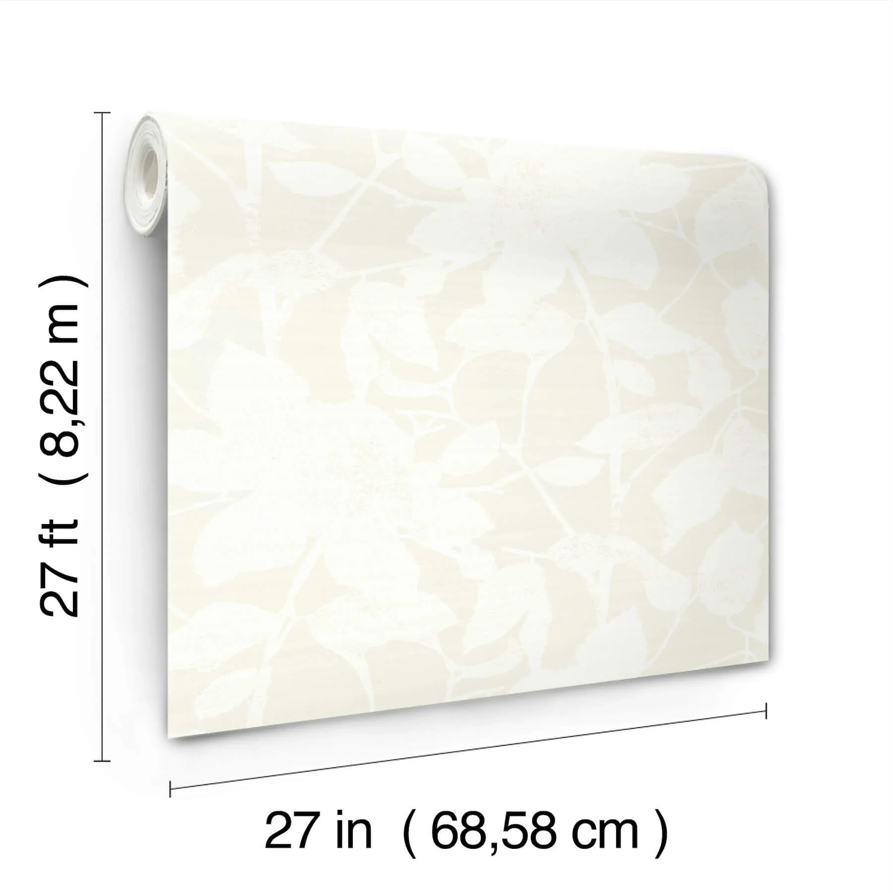 Antonina Vella Solange - Dove Wallpaper | Buy Online Antonina Vella Solange wallpaper, color Dove, SKU LL3212