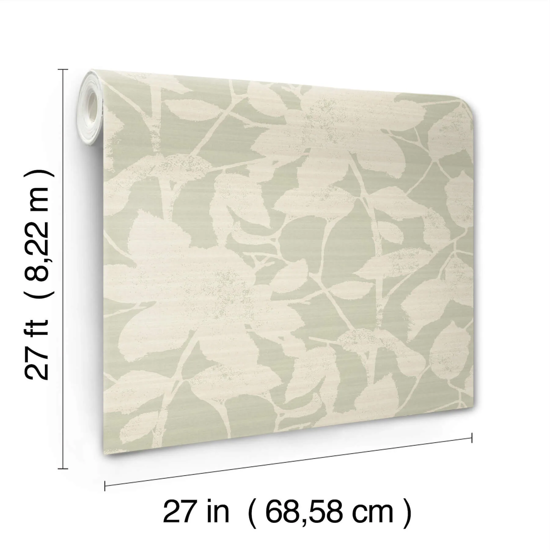 Antonina Vella Solange - Sage Wallpaper | Buy Online Antonina Vella Solange wallpaper, color Sage, SKU LL3216