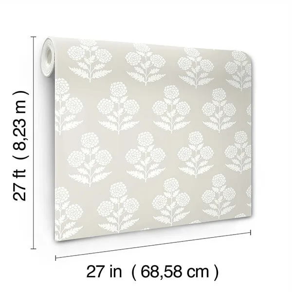 Antonina Vella Souci wallpaper, color Beige, SKU VP1433