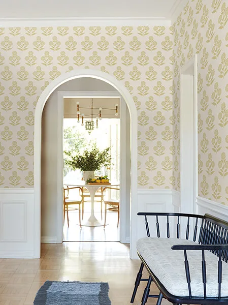 Antonina Vella Souci wallpaper, color Saffron, SKU VP1432