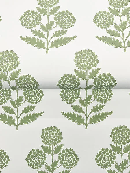 Antonina Vella Souci - Green Wallpaper | Buy Online Antonina Vella Souci wallpaper, color Green, SKU VP1436