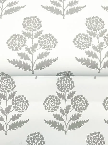 Antonina Vella Souci - Charcoal Wallpaper | Buy Online Antonina Vella Souci wallpaper, color Charcoal, SKU VP1435