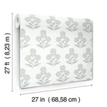 Antonina Vella Souci - Pale Blue Wallpaper | Buy Online Antonina Vella Souci wallpaper, color Pale Blue, SKU VP1431